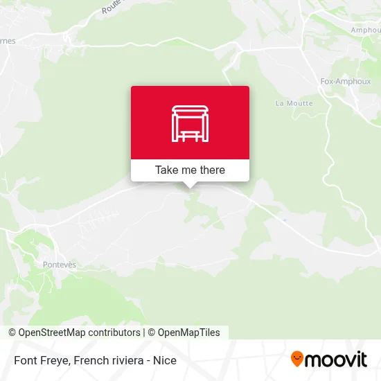 Font Freye map
