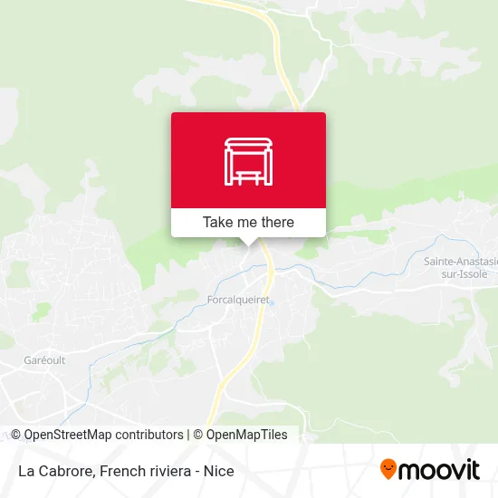 La Cabrore map