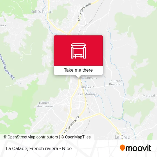 Mapa La Calade
