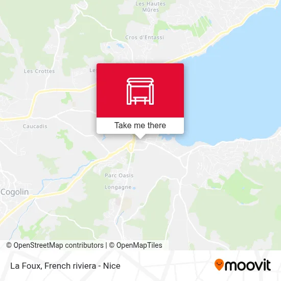 La Foux map