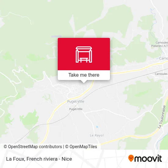 La Foux map