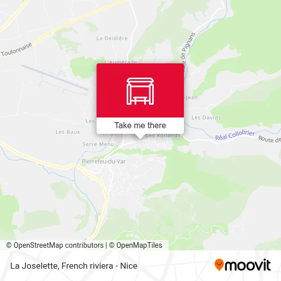 La Joselette map