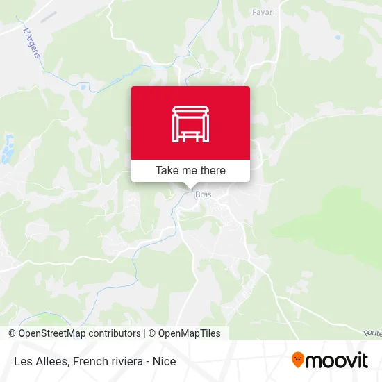 Les Allees map