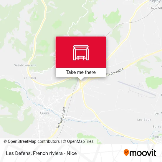 Les Defens map