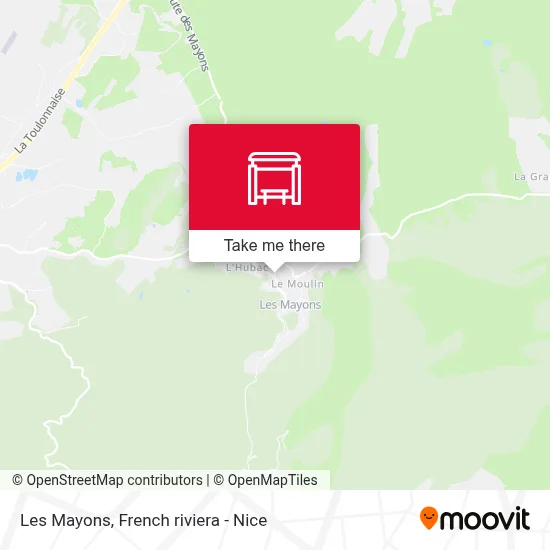 Les Mayons map