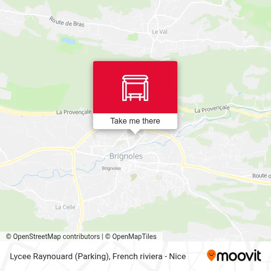 Lycee Raynouard (Parking) map