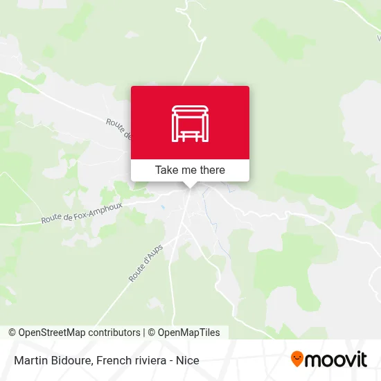 Martin Bidoure map
