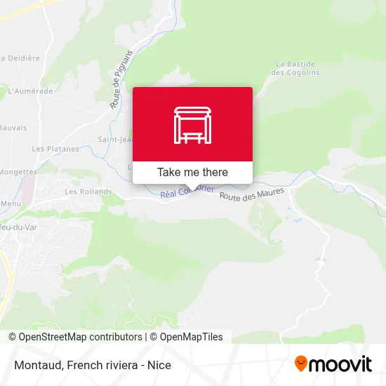 Montaud map