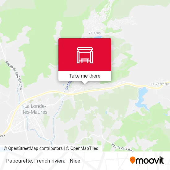 Pabourette map