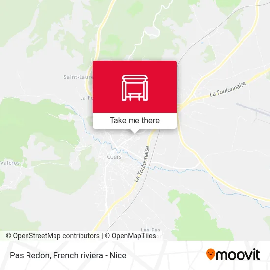 Pas Redon map