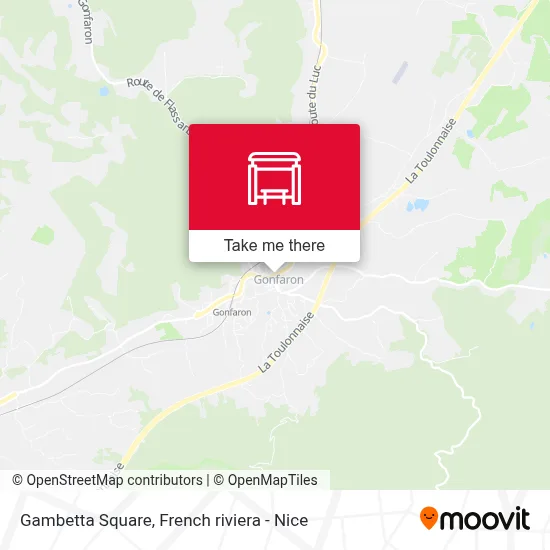 Place Gambetta map