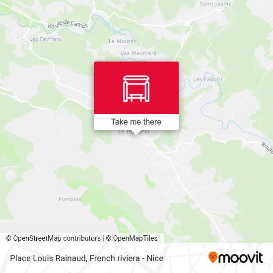 Place Louis Rainaud map