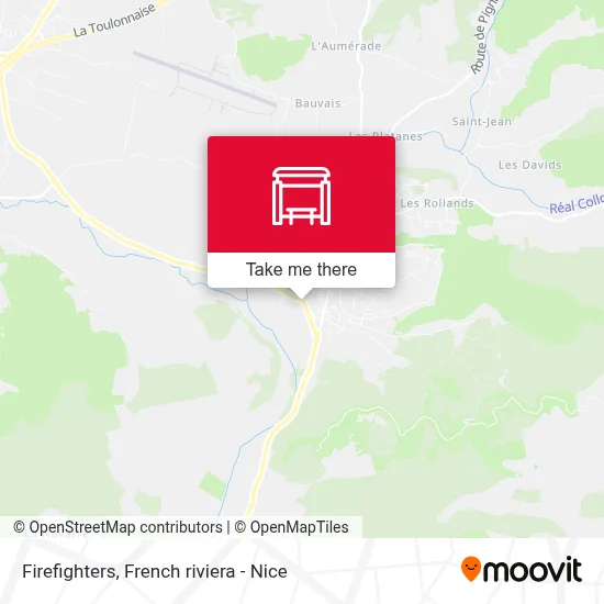 Pompiers map