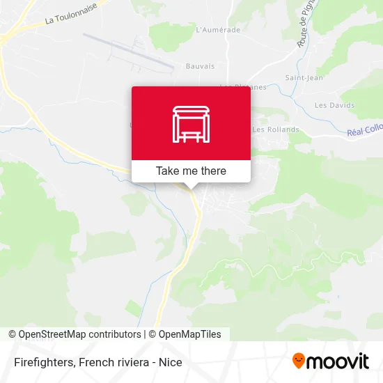 Pompiers map