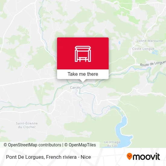 Pont De Lorgues map