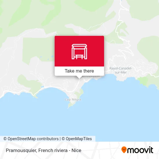 Pramousquier map