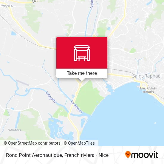 Mapa Rond Point Aeronautique