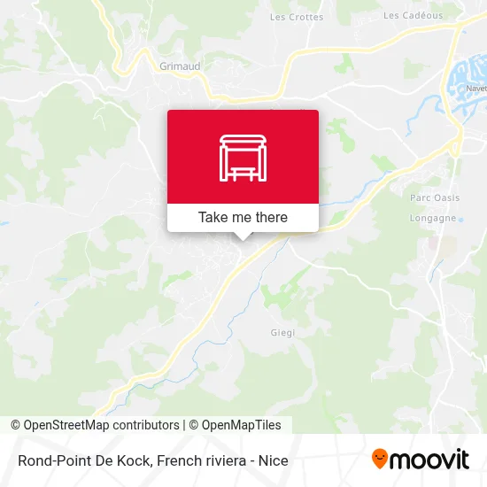 Mapa Rond-Point De Kock