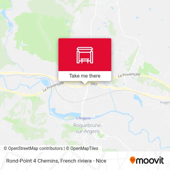 Mapa Rond-Point 4 Chemins