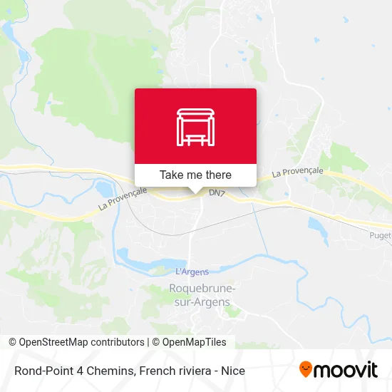 Rond-Point 4 Chemins map