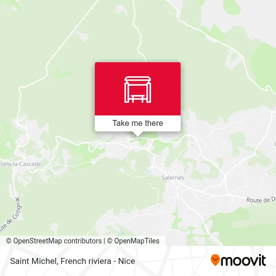 Saint Michel map