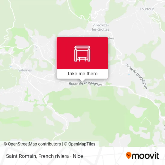 Saint Romain map
