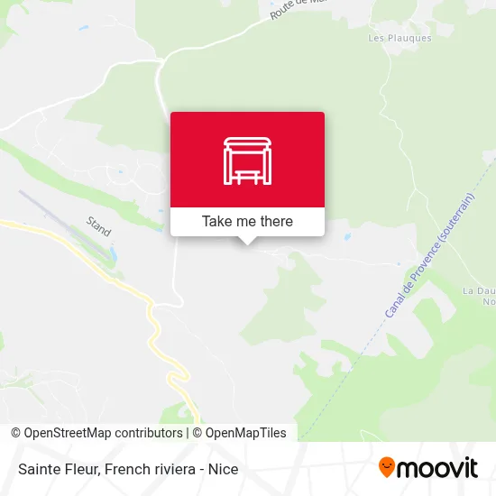 Sainte Fleur map