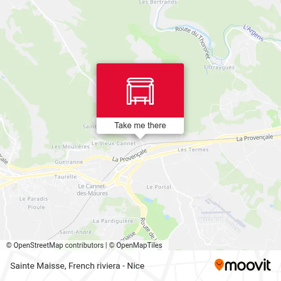 Sainte Maisse map