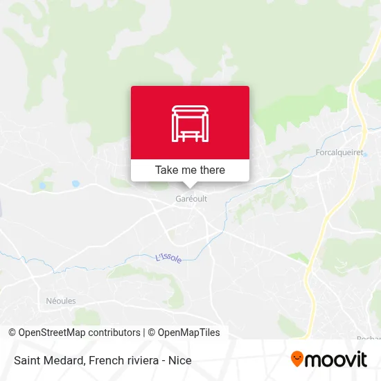 Saint Medard map