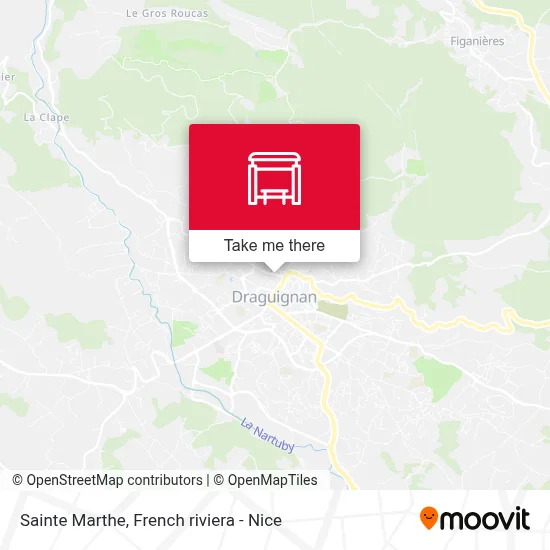Sainte Marthe map