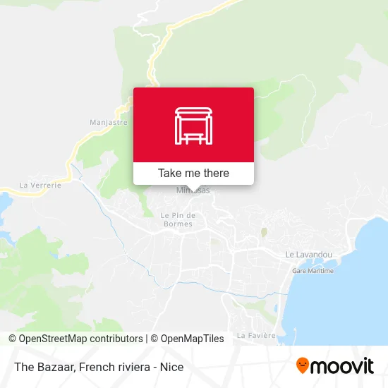 Le Bazar map