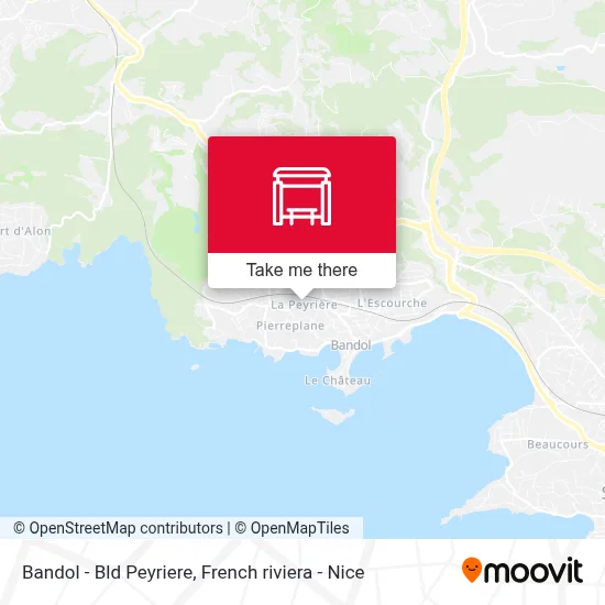 Bandol - Bld Peyriere map
