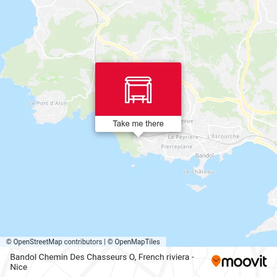 Bandol Chemin Des Chasseurs O map