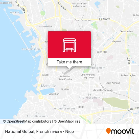 National Guibal map