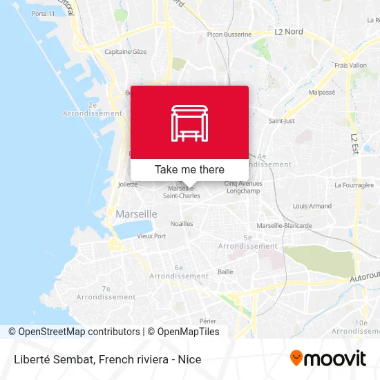 Liberté Sembat map