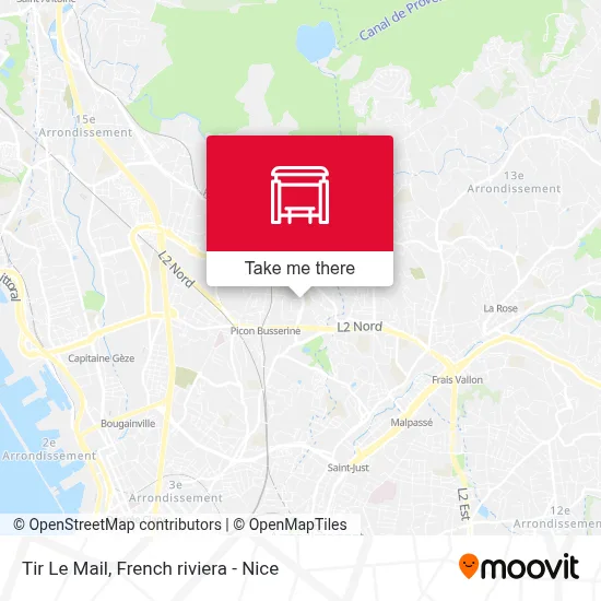 Tir Le Mail map