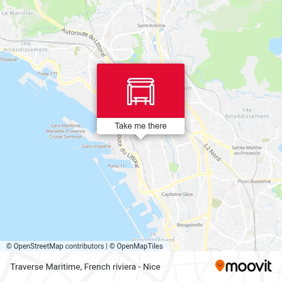 Traverse Maritime map