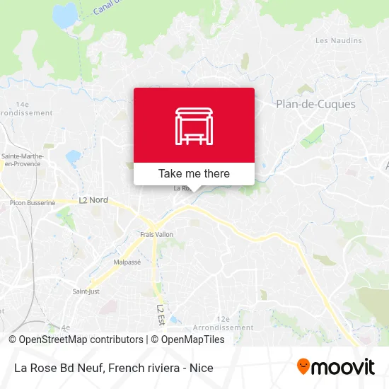 La Rose Bd Neuf map