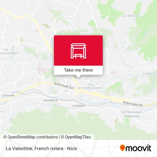 La Valentine map