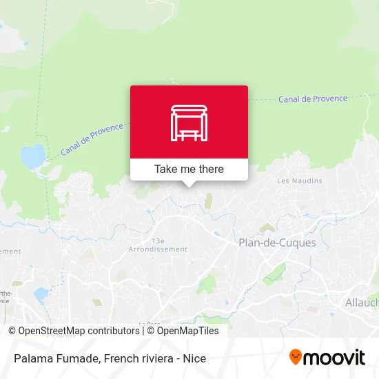 Palama Fumade map