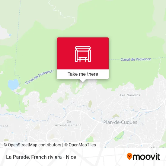La Parade map