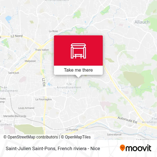 Saint-Julien Saint-Pons map