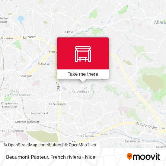 Beaumont Pasteur map