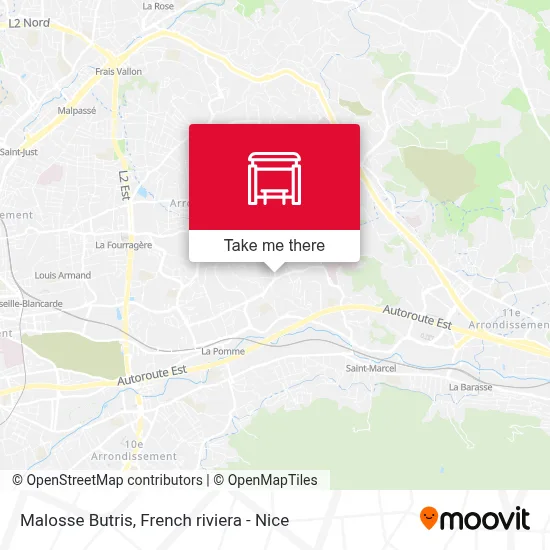 Malosse Butris map
