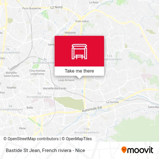 Bastide St Jean map