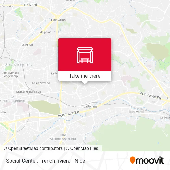 Centre Social map