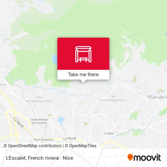 L'Escalet map