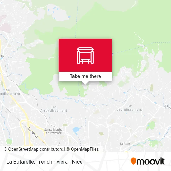 La Batarelle map