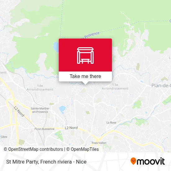 St Mitre Party map