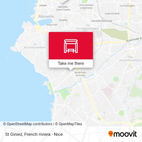 St Giniez map